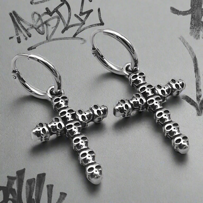 Skull Cross: Earrings